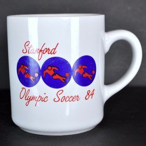 Stanford Olympic Soccer 1984 Vintage Coffee Mug Cup Summer Palo Alto NorCal